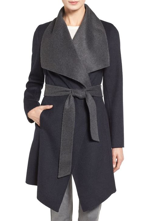 michael kors wool blend wrap coa|MICHAEL Michael Kors Wool Blend Wrap Coat .